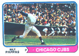 1974 Topps Baseball Cards      640     Milt Pappas